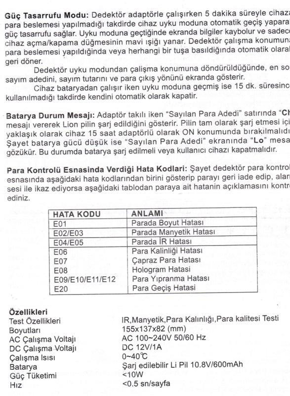 Bill CounterBill Counter AL-130 F5 ŞüpheliPara Kontrol Makinesi 5 Ülke ParasıAL-130 F5