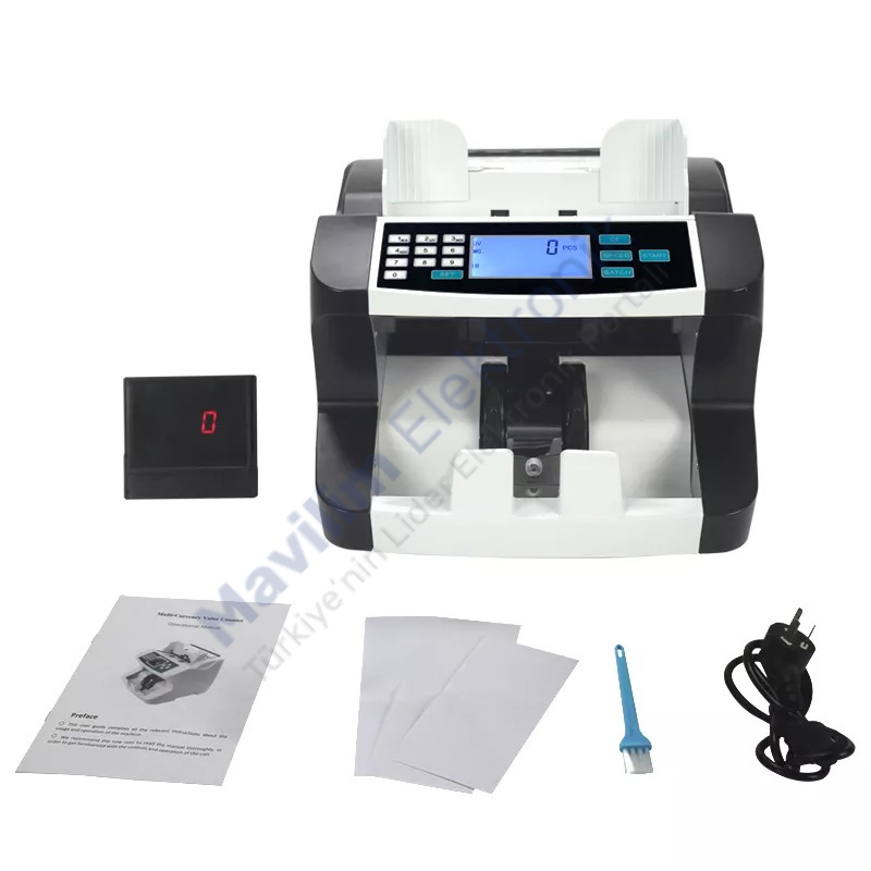 Bill CounterBill Counter AL-7000 Para Sayma Makinesi TL, Usd, Euro, Gbp Adet SayımıAL-7000