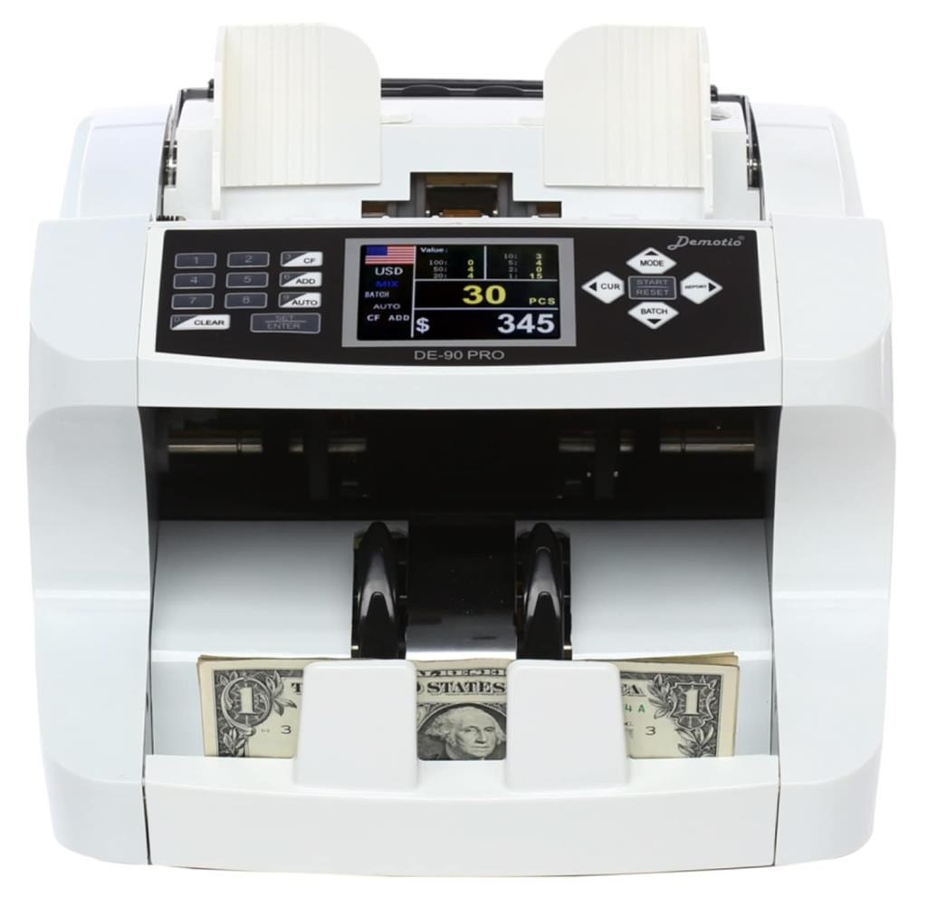 Bill CounterBill Counter DE-90 PRO Karışık Para Sayma Makinesi 4 ülke Parası TL - EURO - USD - GBPAL-8200