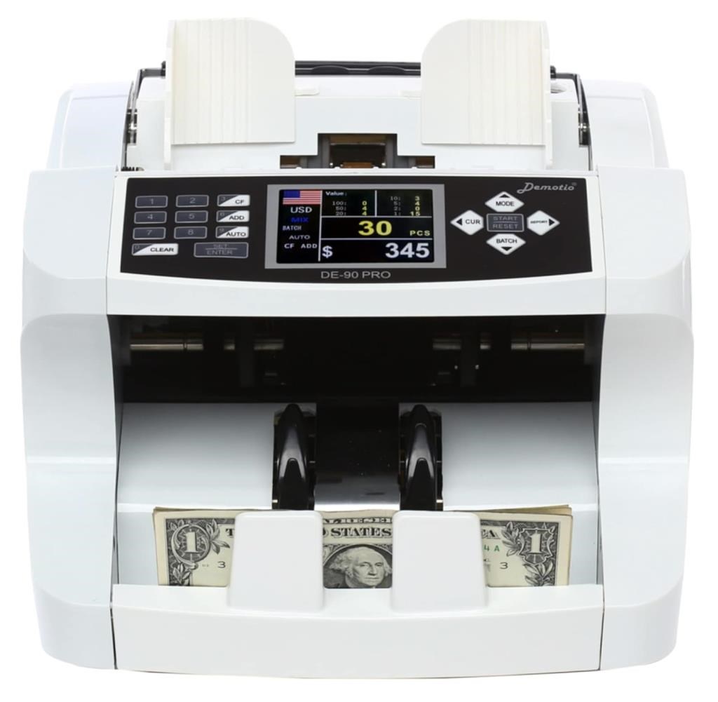 Bill CounterBill Counter DE-90 PRO Karışık Para Sayma Makinesi 4 ülke Parası TL - EURO - USD - GBPAL-8200
