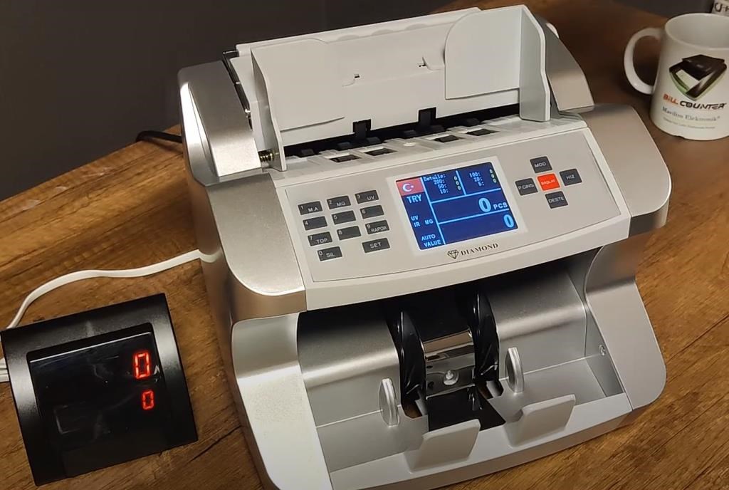 Bill CounterBill Counter İntegra H-8300 Karışık Para Sayma Makinesi TL Karışık, USD - EURO- Adet SayımıMEH8300