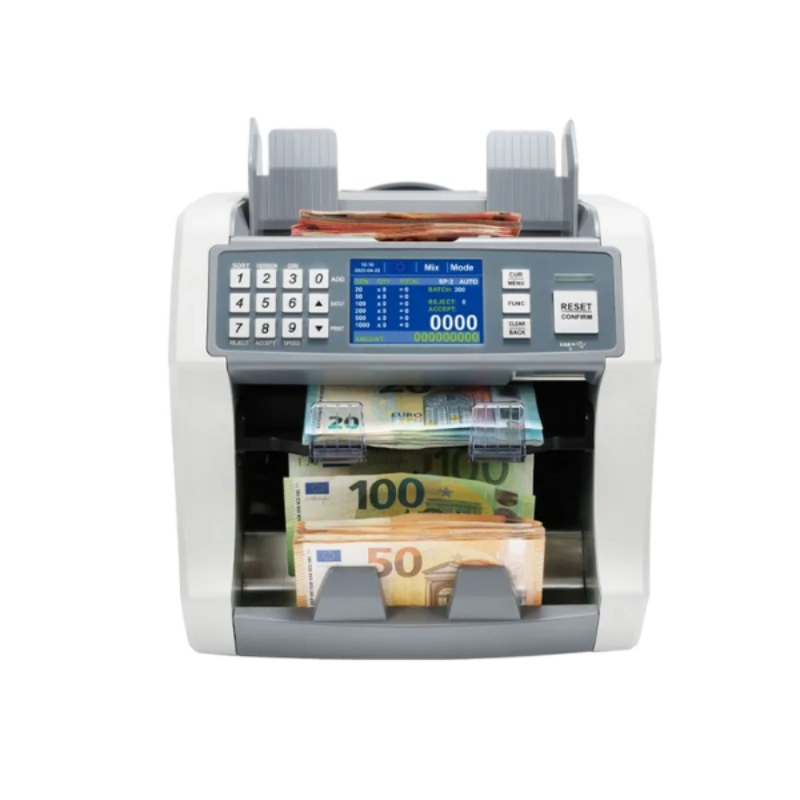 Bill CounterBill Counter S200 Çift Cıslı Karışık Para Sayma Makinesi 20 Ülke Dahili YazıcılıS200