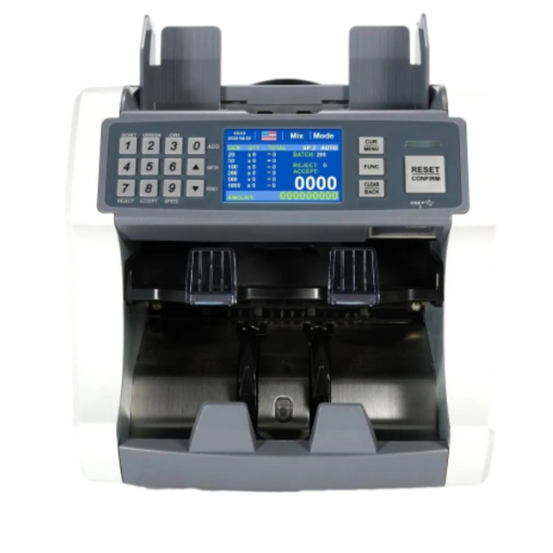 Bill CounterBill Counter S200 Çift Cıslı Karışık Para Sayma Makinesi 20 Ülke Dahili YazıcılıS200