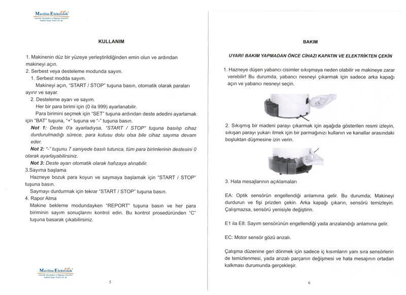 Bill CounterBill Counter Silver-650 Madeni Bozuk Para Sayma ve Ayrıştırma Makinesi384853843