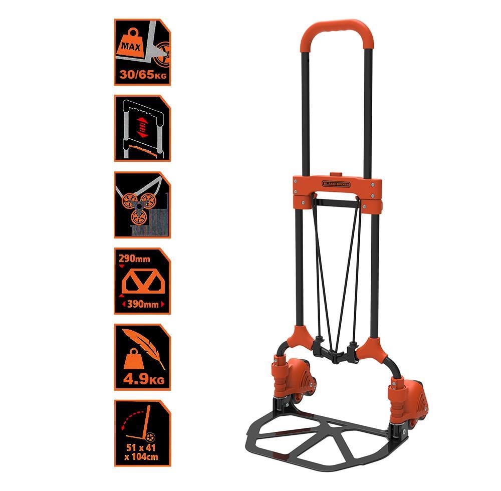 Black+DeckerBLACK+DECKER BH201 30/65Kg Merdiven Çıkabilen Katlanır El ArabasıBH201