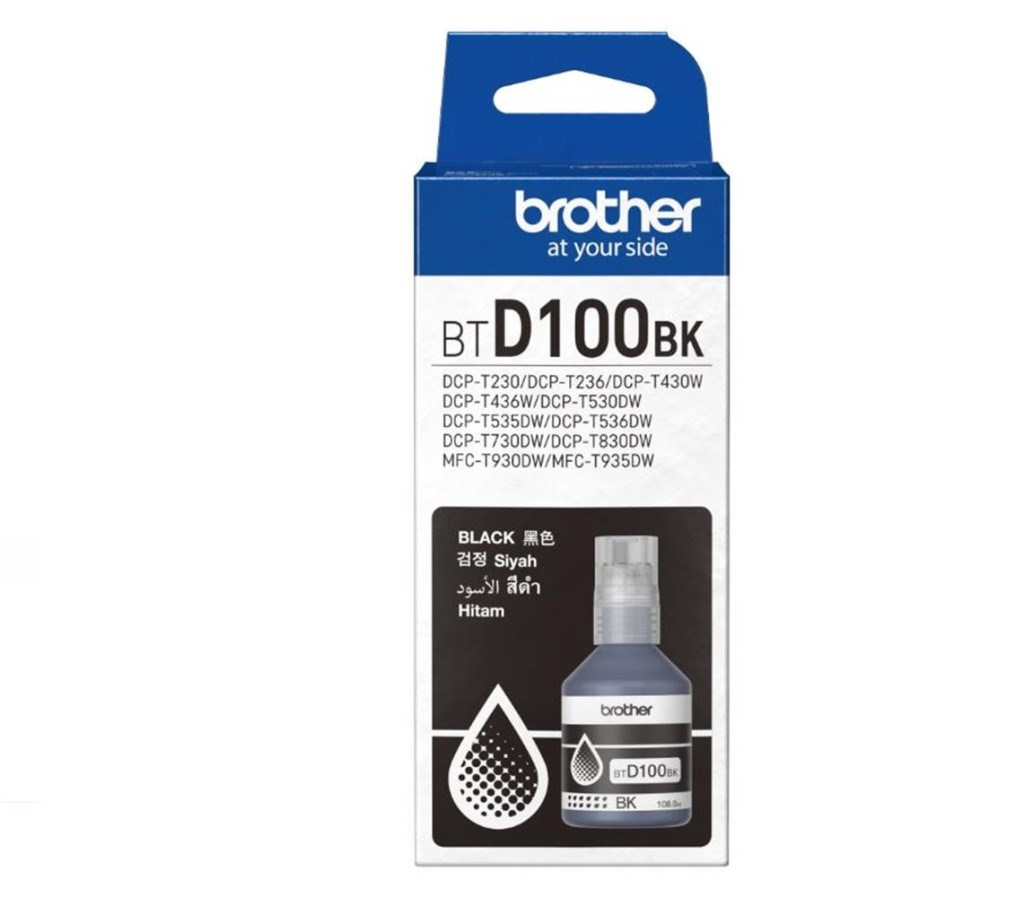 BrotherBrother BTD100BK Black Siyah 7.500 Sayfa Şişe Mürekkep DCP-T230-T430-T530-T730-T830  MFC-T930-T9354977766837088