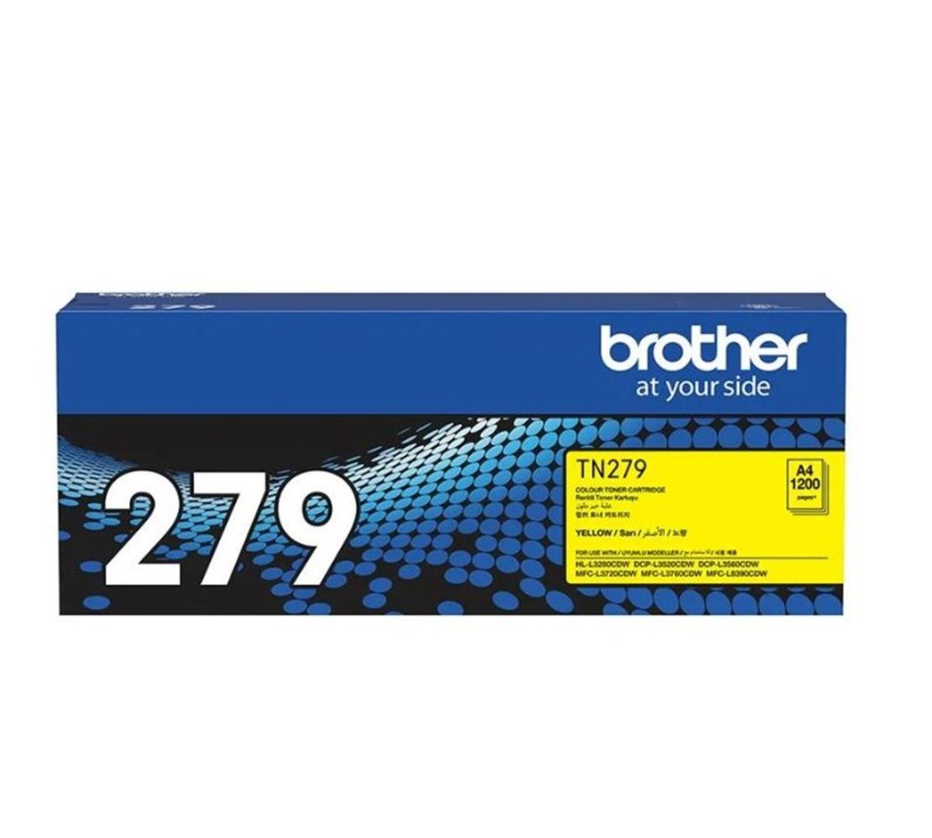 BrotherBrother TN-279Y Yellow Sarı Toner HL-L3280CDW  DCP-L3520-3560 MFC-L3720-3760-8390 1.200 Sayfa4977766828307
