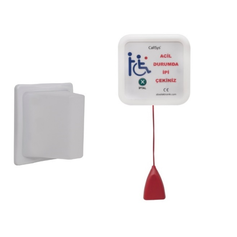 CallSysCallSys CS-EYS Kablosuz Engelli WC Acil Yardım Alarm SetiCS-EYS