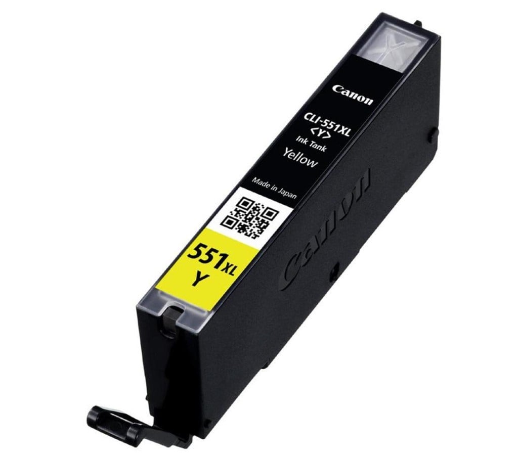 CANONCanon CLI-551XL Y Yellow Sarı Yüksek Kapasiteli Mürekkep Kartuş IP7250 MX9254960999904917