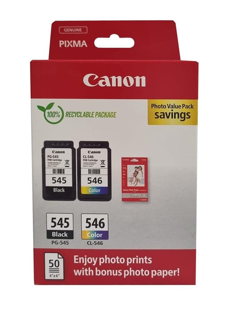CANONCanon PG-545 CL-546 Photo Value 2'li Mürekkep Kartuş8714574680002