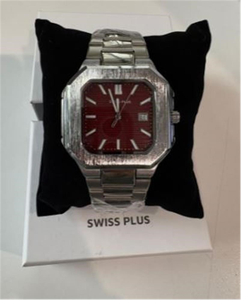 CasioCASIO 8691052017386 Swiss Plus Man Watch Premium Seri Model-9 RS23146 Bordeaux-Silver(Kol Saati)8691052017386