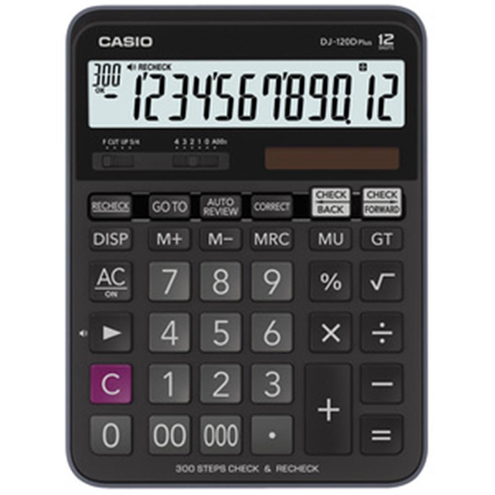 CasioCasio DJ-120D Plus İşlem Kontrollü 12 Hane Masa Üstü Hesap Makinesi4549526600494