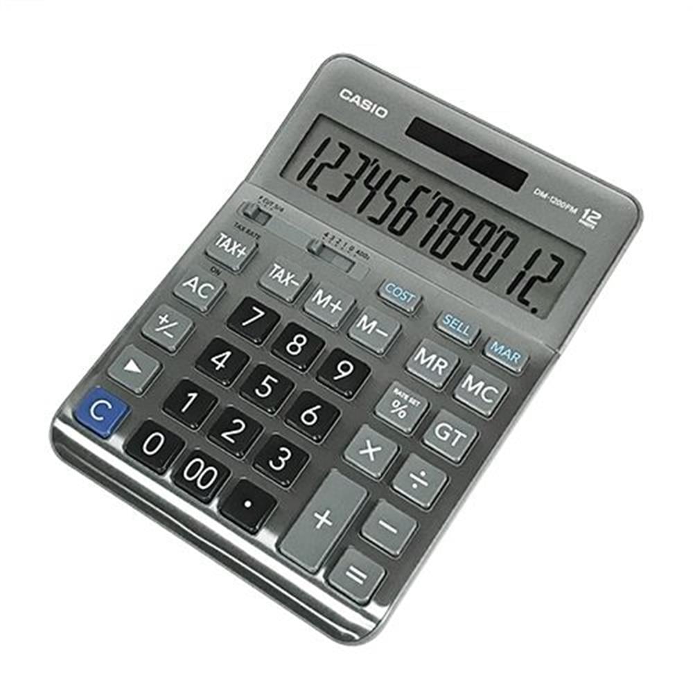 CASIOCasio DM-1200FM 12 Hane Masa Üstü Hesap Makinesi4549526701382