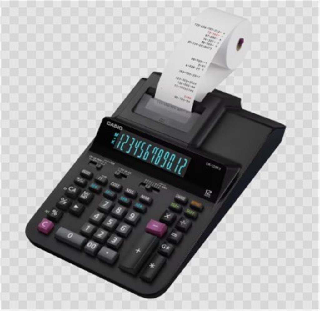 CasioCasio DR-120RII-BK 12 Hane Şeritli Siyah Hesap Makinesi4549526620638