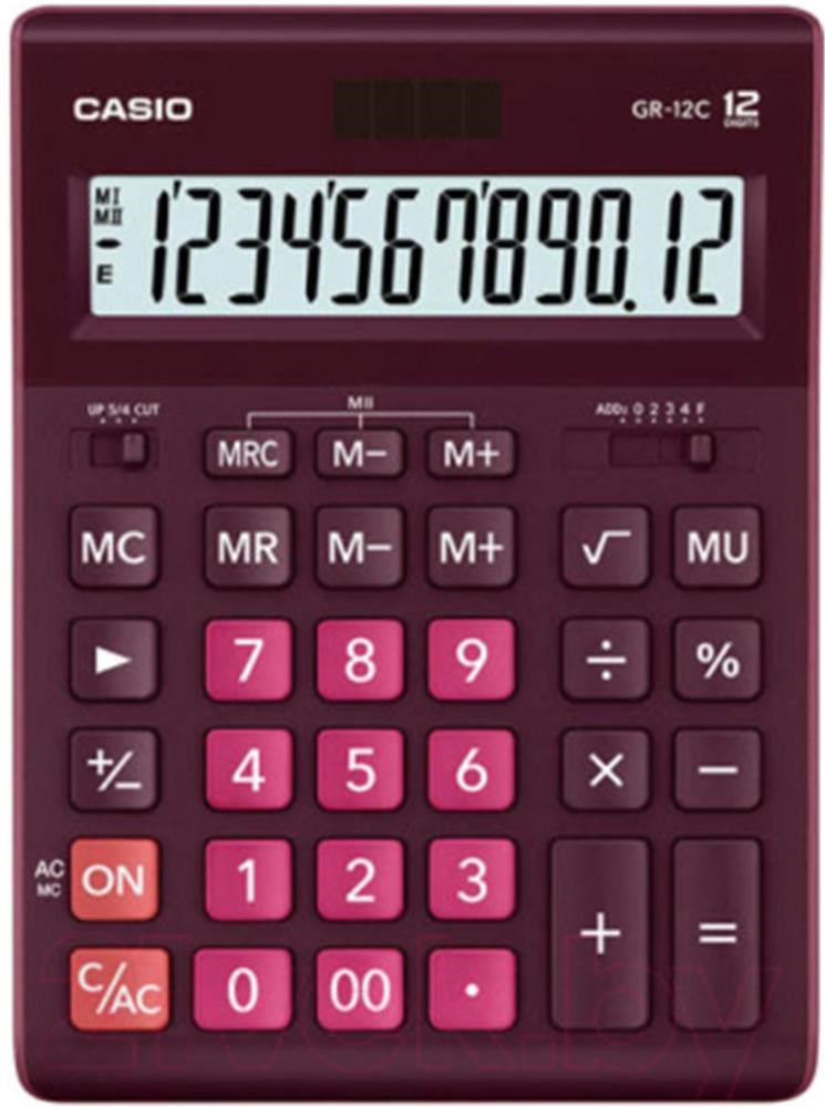 CasioCasio GR-12C-WR 12 Hane Bordo Masa Üstü Hesap Makinesi4549526613005