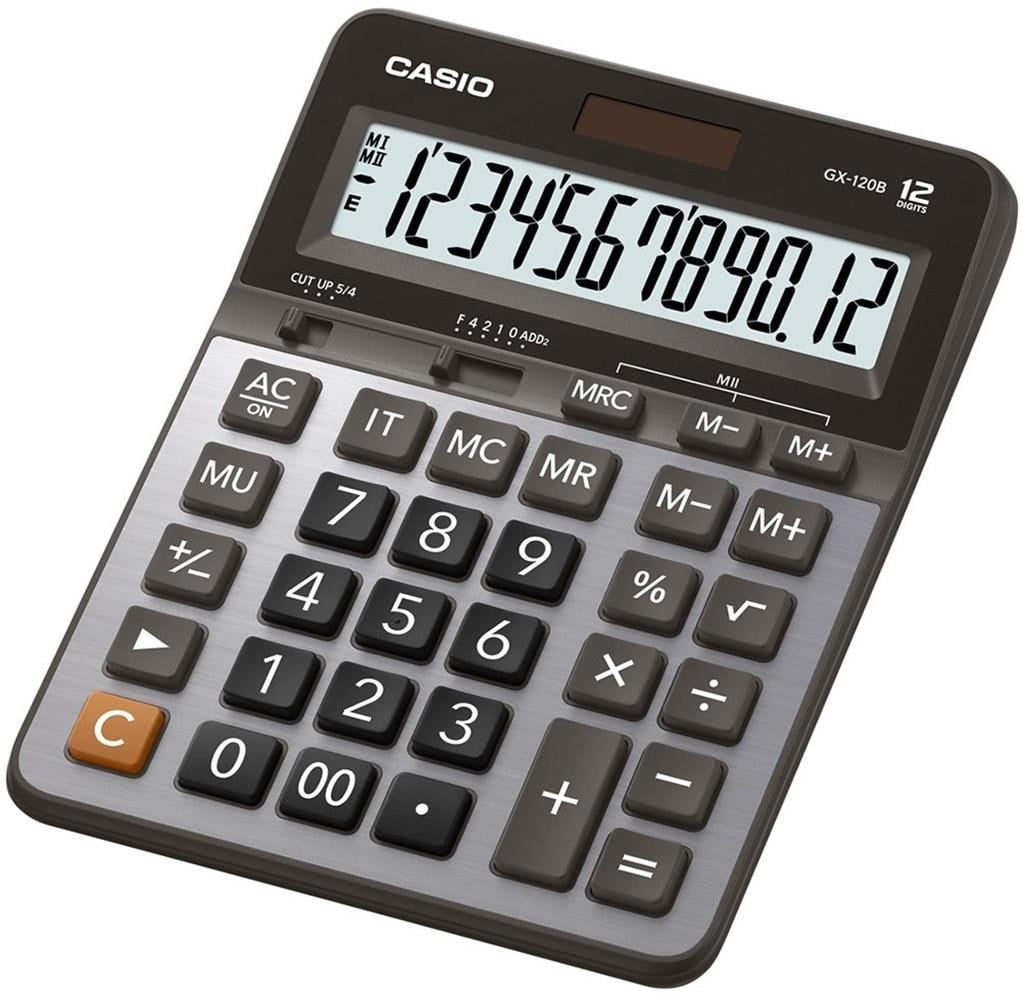 CasioCasio GX-120B 12 Hane Masa Üstü Hesap Makinesi4971850032342