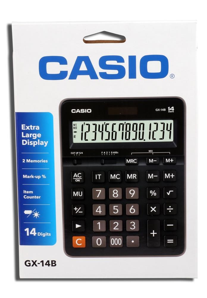 CasioCasio GX-14B 14 Hane Masa Üstü Hesap Makinesi4971850032304