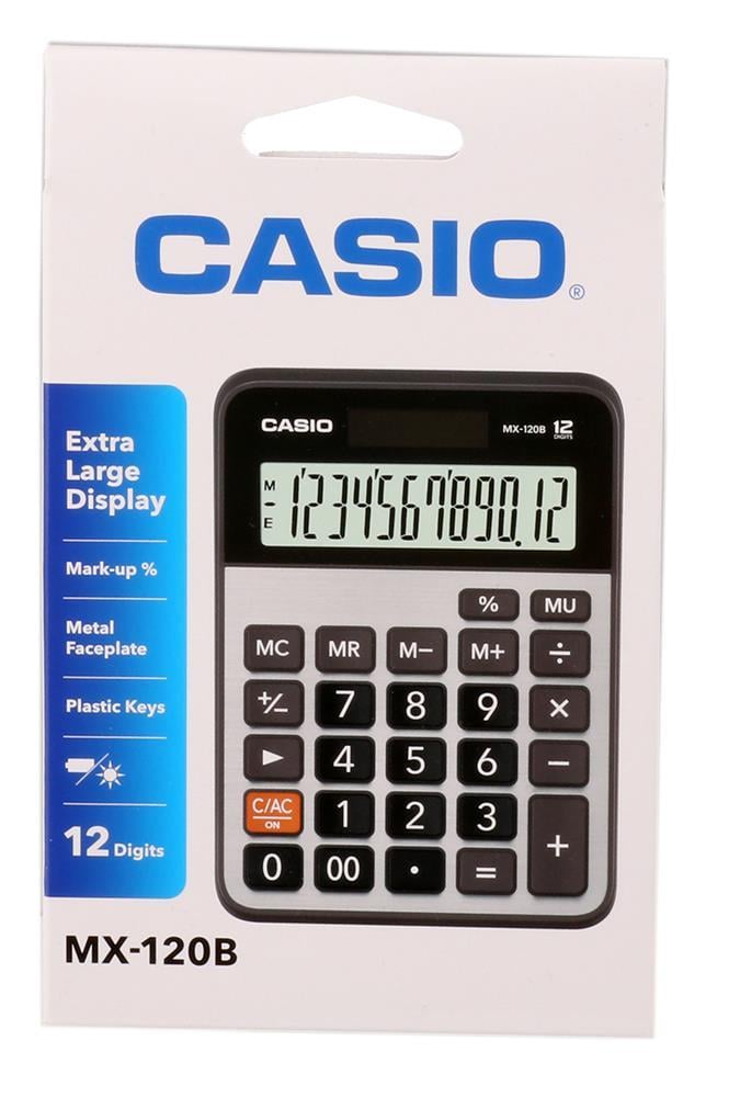 CASIOCasio MX-120B 12 Hane Masa Üstü Hesap Makinesi4971850032229