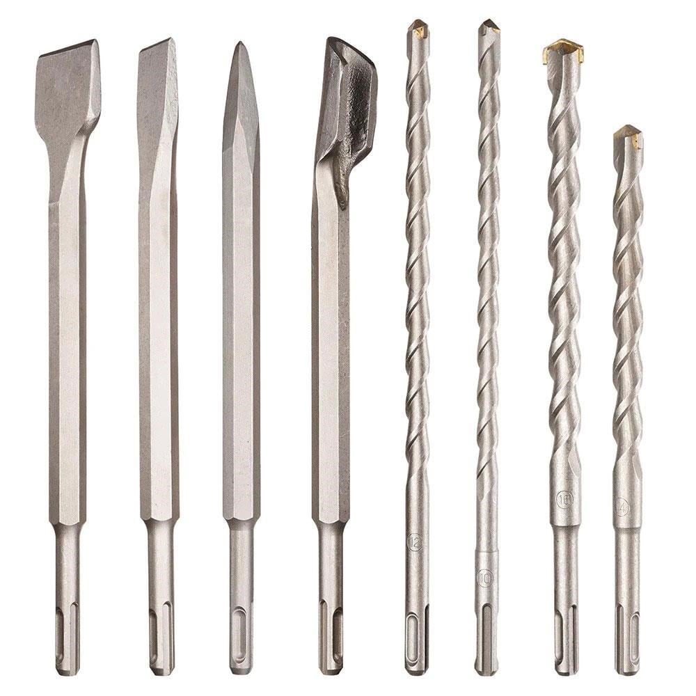 CATCAT DA03902 17 Parça Tungsten Karbür SDS-Plus Beton Kırıcı/Delici Matkap UcuDA03902