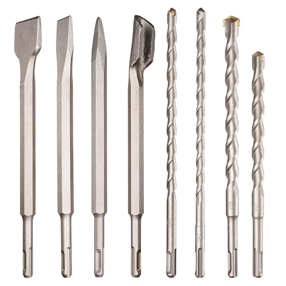 CATCAT DA03902 17 Parça Tungsten Karbür SDS-Plus Beton Kırıcı/Delici Matkap UcuDA03902