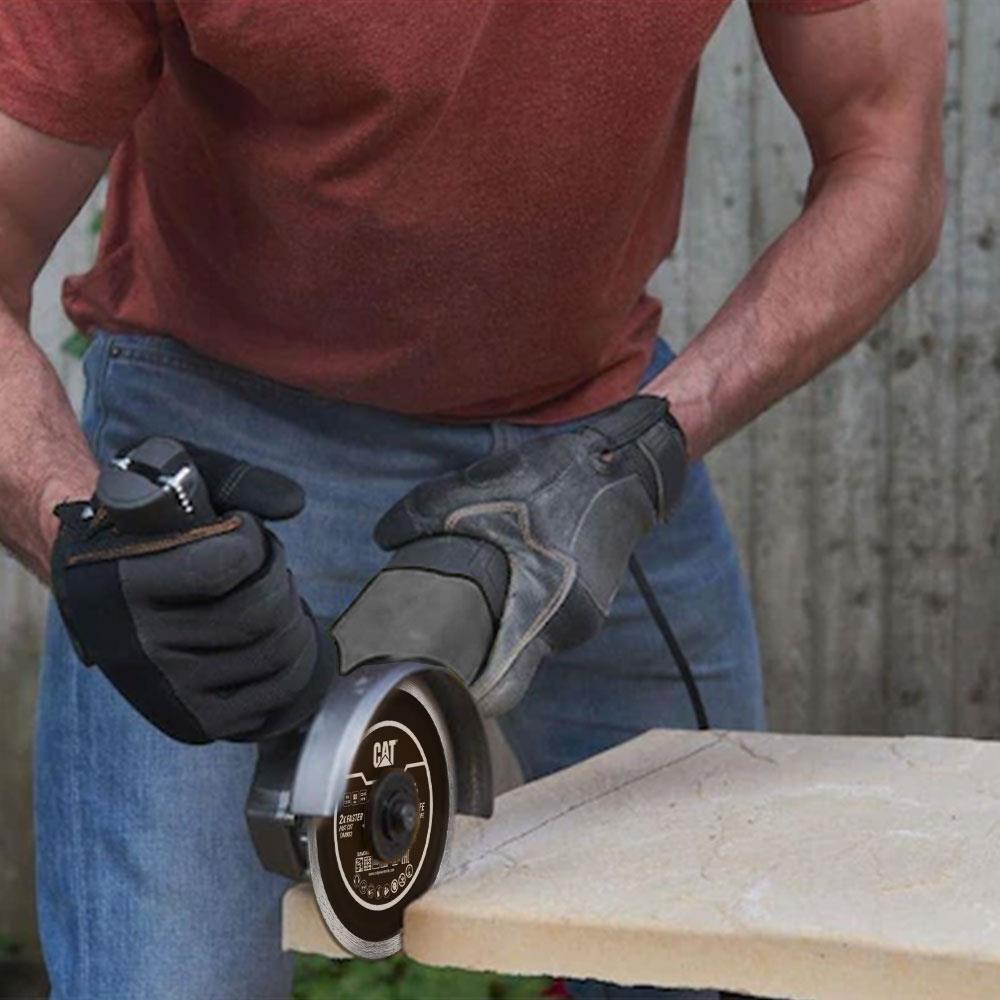 CATCAT DA09022 115mm Profesyonel Fayans, Seramik, Mermer Elmas Kesme Diski (Sürekli Kenar)DA09022