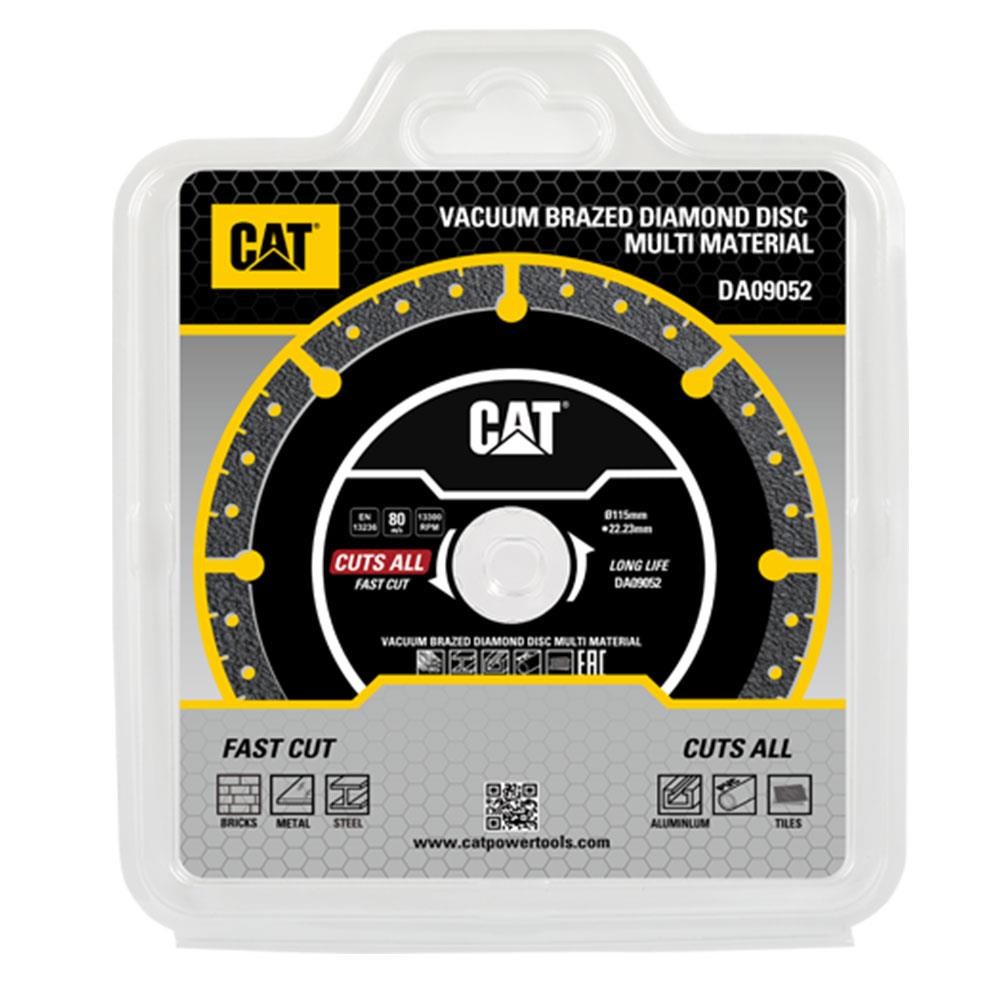 CATCAT DA09052 115mm Profesyonel Çelik, İnox, Alüminyum, PVC, Fayans, Çok Amaçlı Elmas Kesme Diski (Soketli, Aralıklı Kenar)DA09052