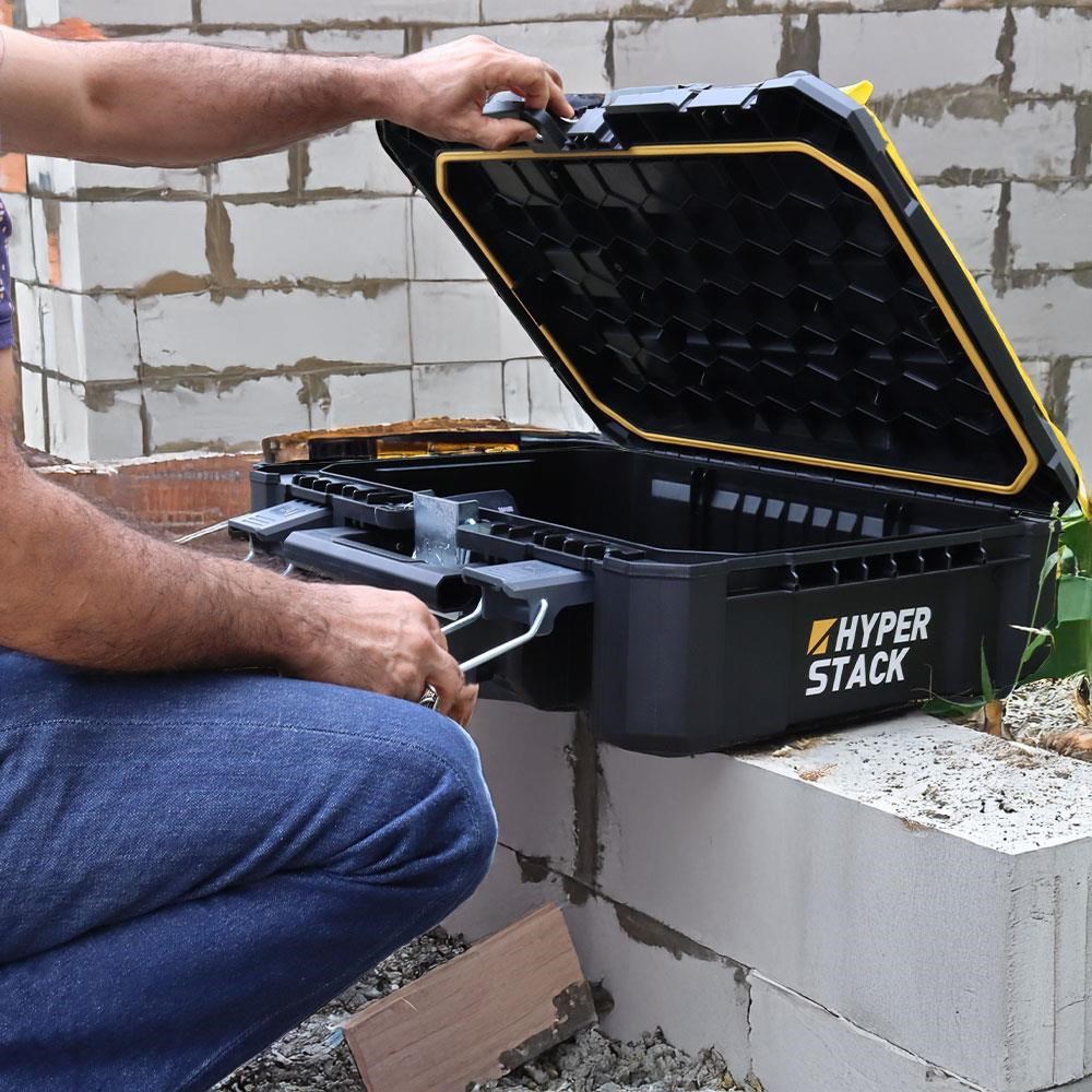 CATCAT DA41002 HYPER STACK 23 Litre Ağır Hizmet Tipi Kilitli Takım ÇantasıDA41002