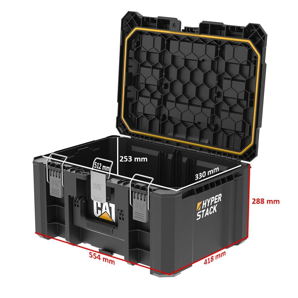 CATCAT DA41003 HYPER STACK 43 Litre Ağır Hizmet Tipi Kilitli Takım ÇantasıDA41003
