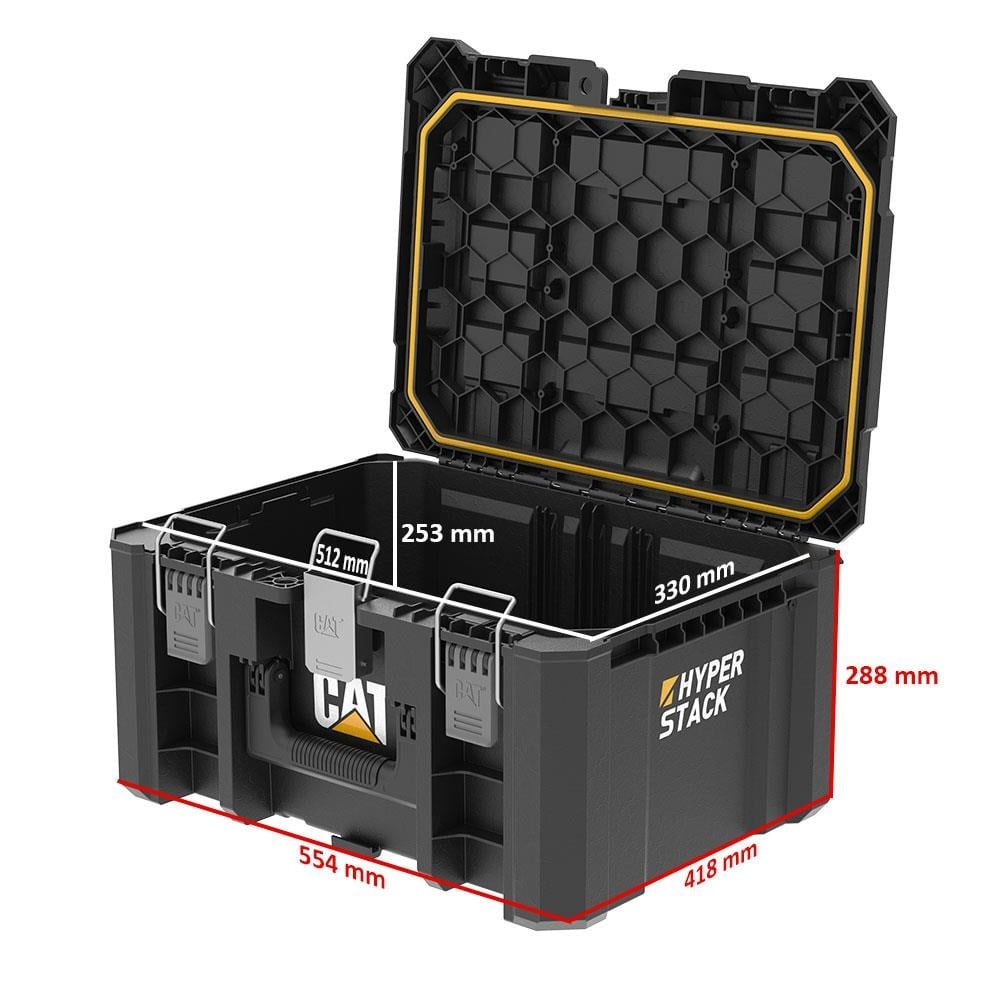 CATCAT DA41003 HYPER STACK 43 Litre Ağır Hizmet Tipi Kilitli Takım ÇantasıDA41003