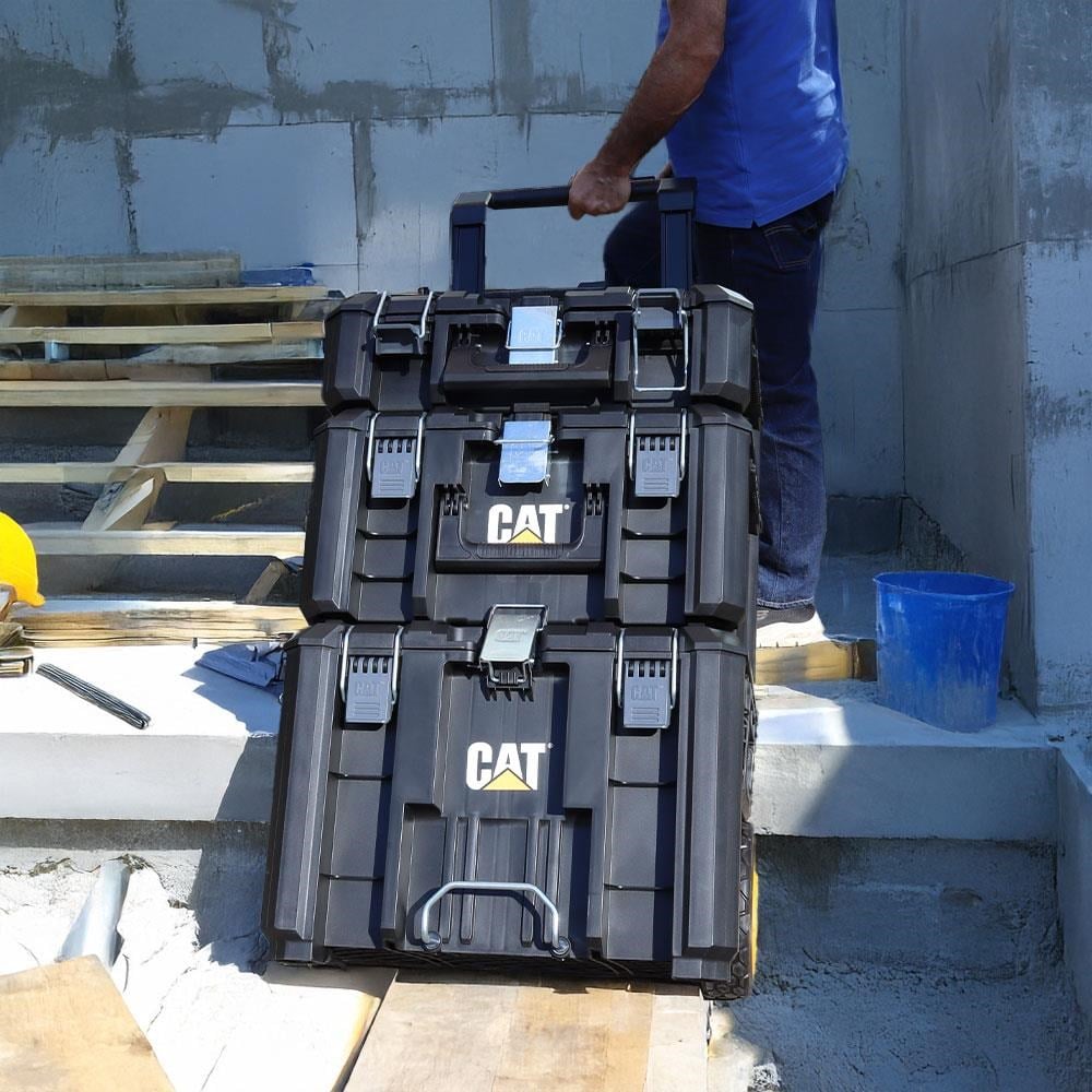CATCAT DA41005 HYPER STACK Ağır Hizmet Tipi 3’Lü Tekerlekli Kilitli Takım Çantası SetiDA41005