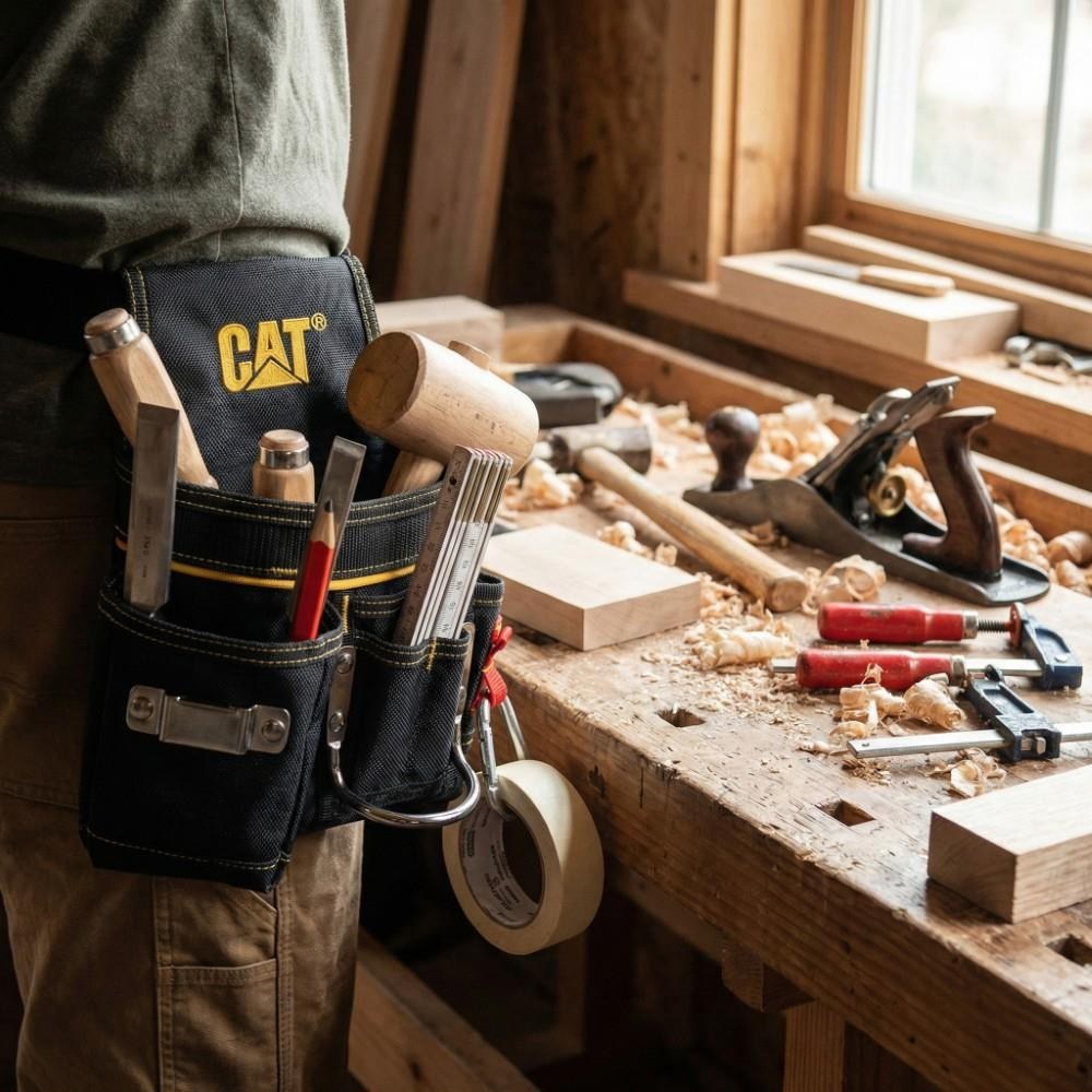 CATCAT DA980564 Askı Kancalı Ağır Hizmet Bel Alet ÇantasıDA980564