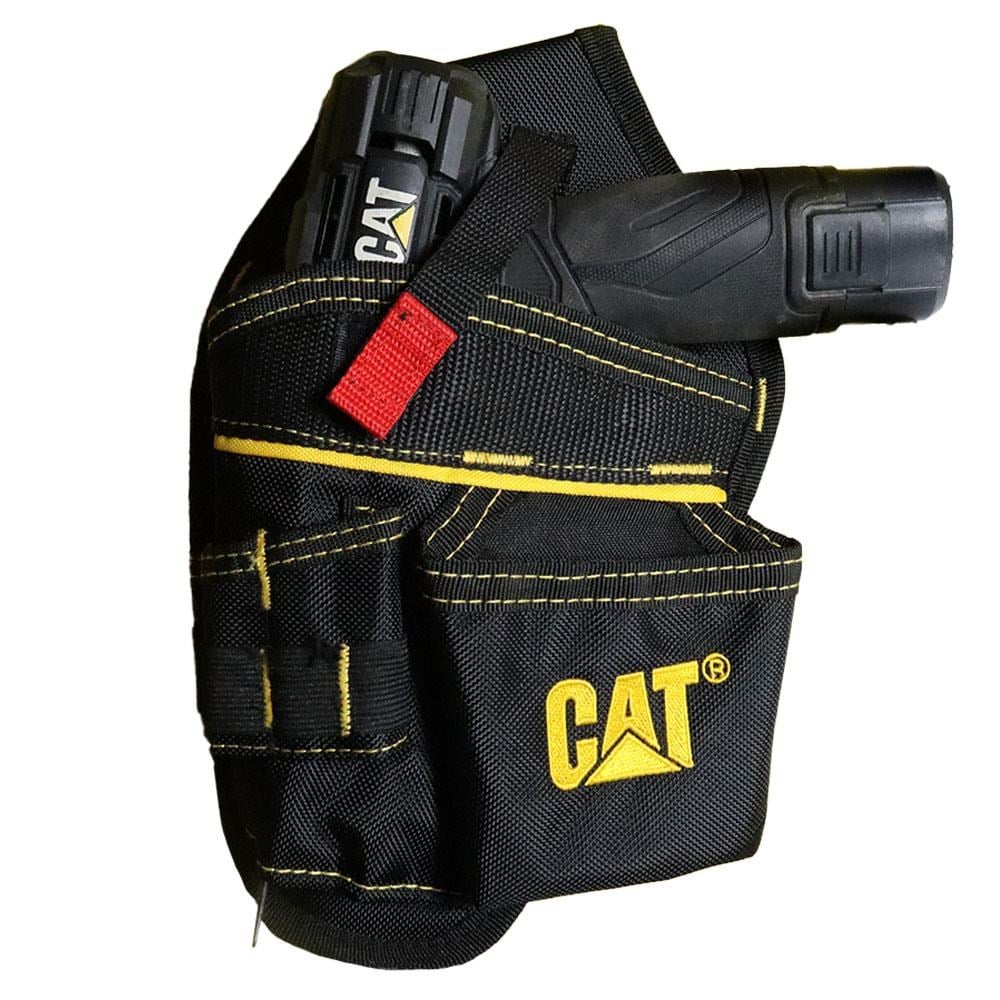 CATCAT DA980565 Şarjlı Matkap İçin Kemer Askılı Ağır Hizmet Bel Alet ÇantasıDA980565