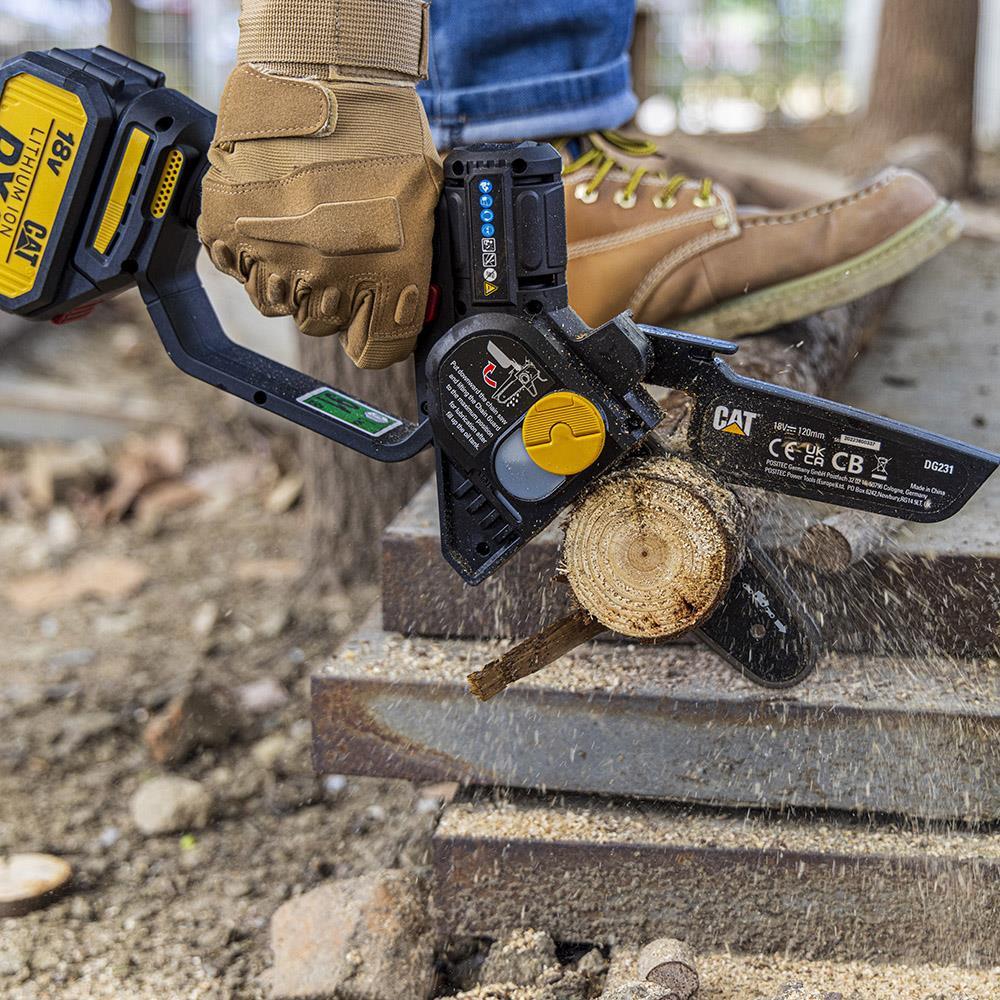 CATCAT DG231 18Volt 4.0Ah Li-ion 12CM Profesyonel Şarjlı Kömürsüz Zincirli TestereDG231
