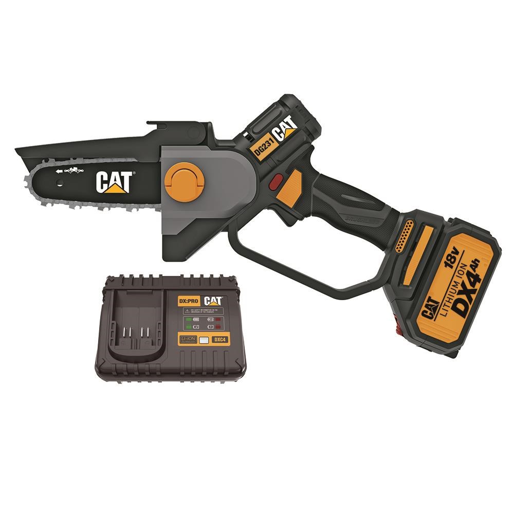 CATCAT DG231 18Volt 4.0Ah Li-ion 12CM Profesyonel Şarjlı Kömürsüz Zincirli TestereDG231