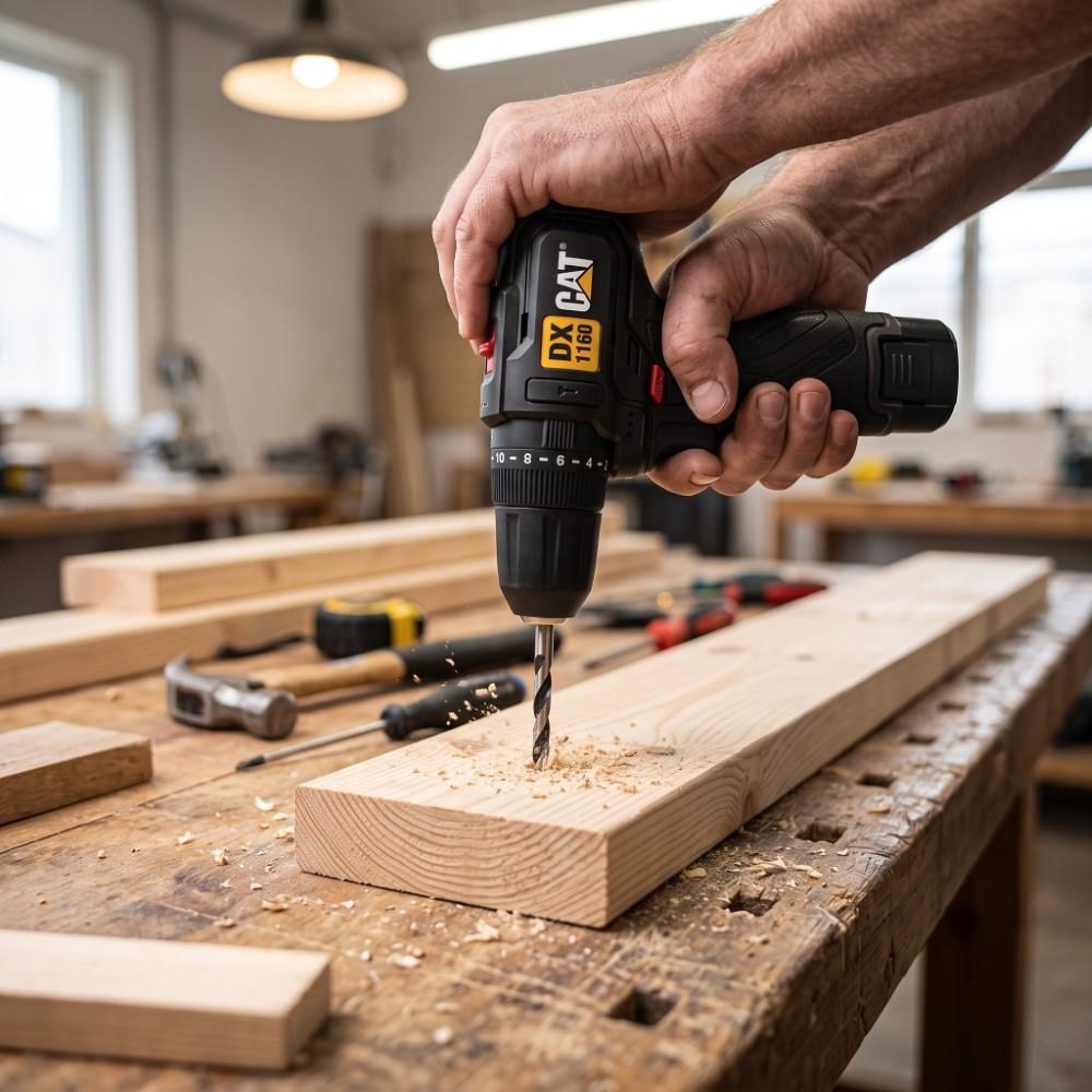 CATCAT DX1160.1 12Volt/2.0Ah Li-ion Tek Akülü Kömürsüz Profesyonel Şarjlı Darbeli MatkapDX1160.1