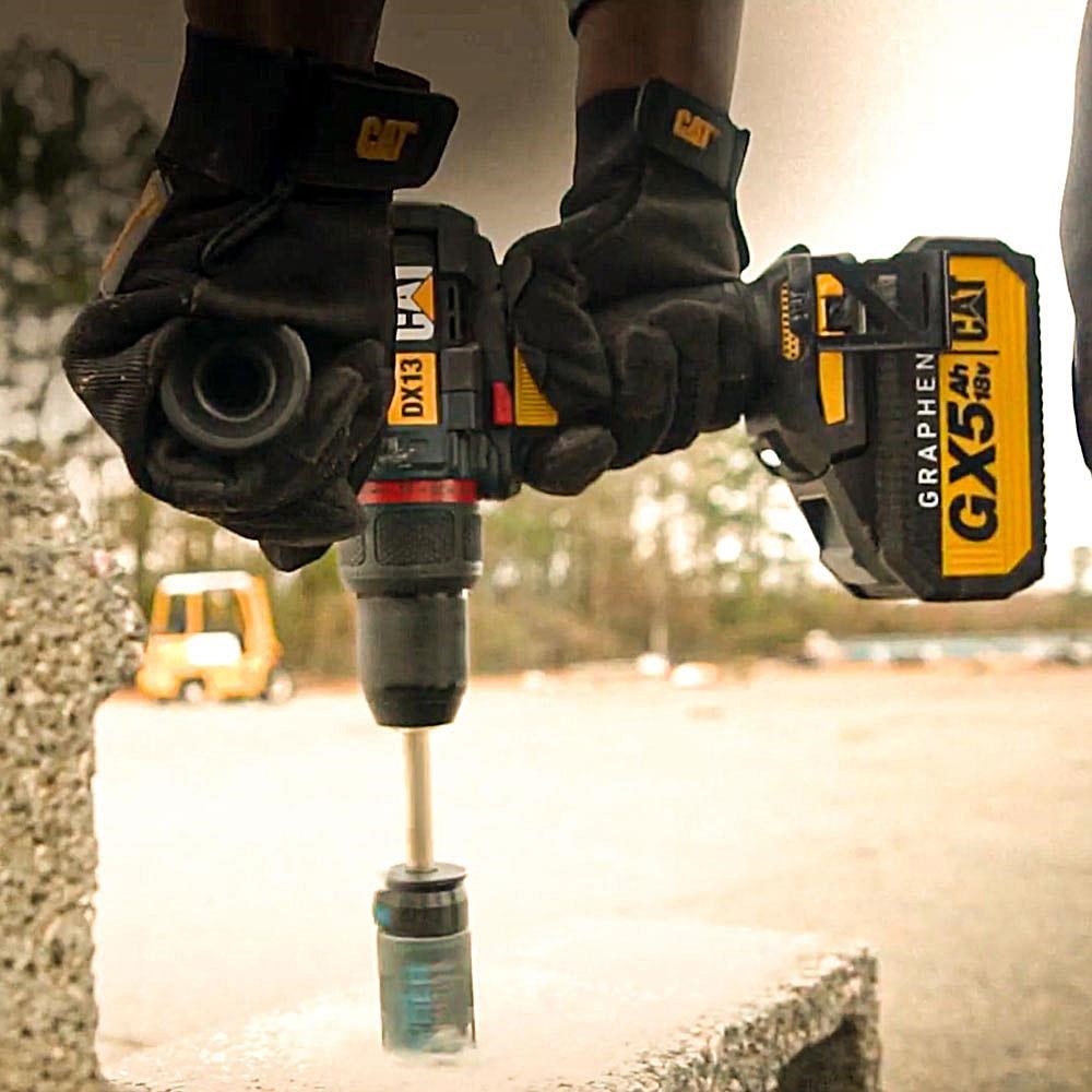 CATCAT DX13 18Volt/5.0Ah GRAPHENE Li-ion Kömürsüz Profesyonel Şarjlı Darbeli MatkapDX13
