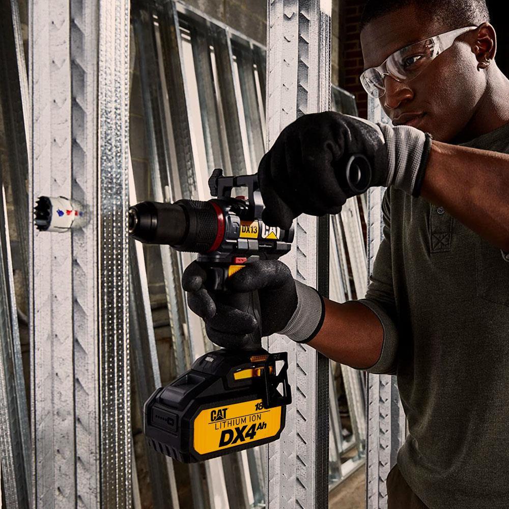 CATCAT DX13.1 18Volt/4.0Ah Li-ion 80Nm. Çift Akülü Kömürsüz Profesyonel Şarjlı Darbeli MatkapDX13.1