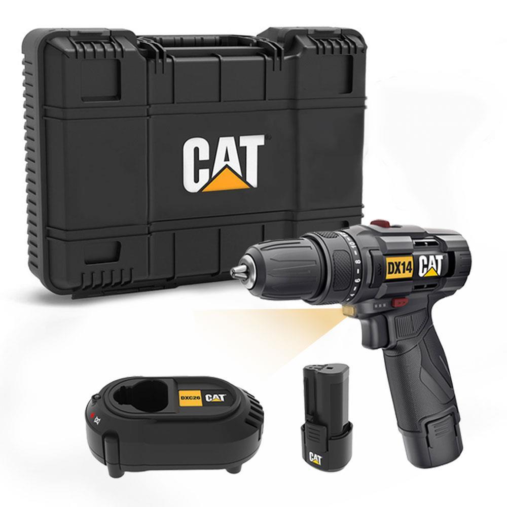CATCAT DX14.2 12Volt/2.0Ah Li-ion Çift Akülü Profesyonel Şarjlı MatkapDX14.2