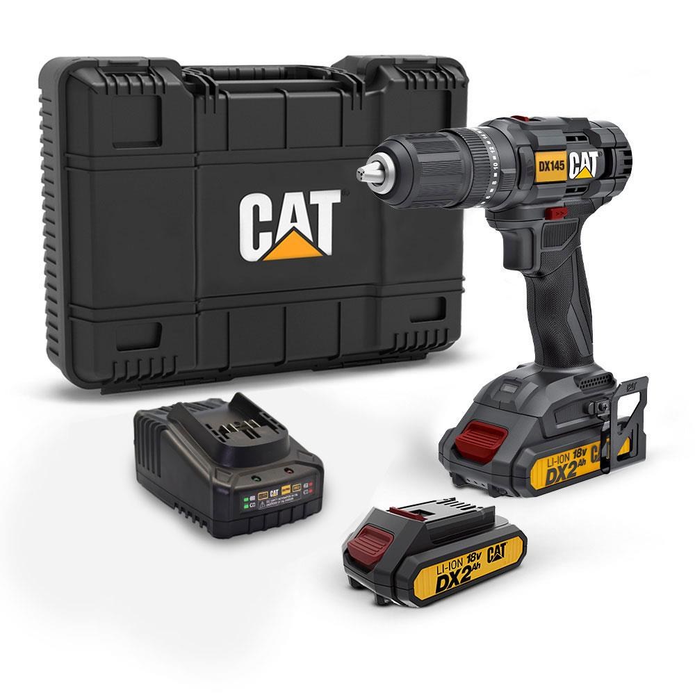 CATCAT DX145.1 18Volt/2.0Ah Li-ion Çift Akülü Profesyonel Şarjlı MatkapDX145.1