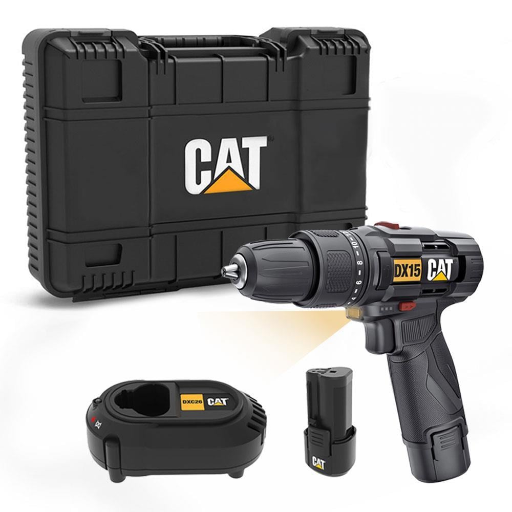 CATCAT DX15.1 12Volt/2.0Ah Li-ion Çift Akülü Profesyonel Şarjlı Darbeli MatkapDX15.1