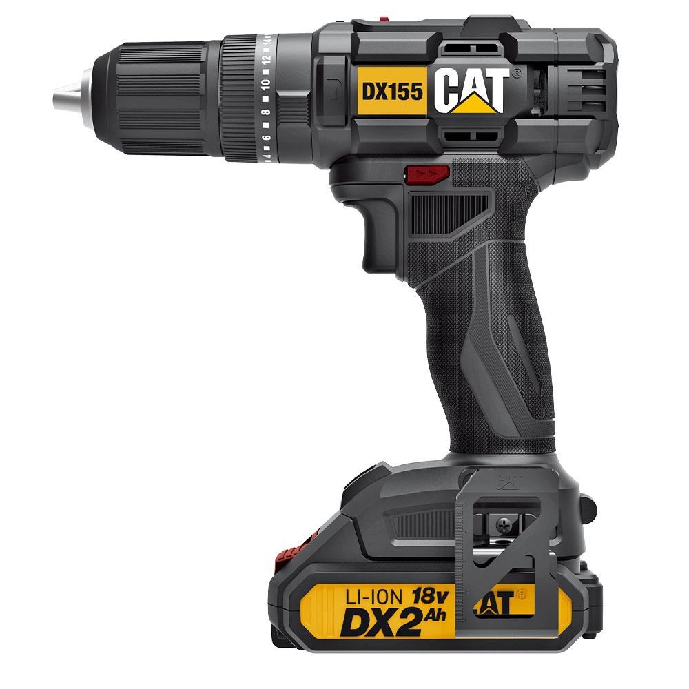 CATCAT DX155.1 18Volt/2.0Ah Li-ion Çift Akülü Profesyonel Şarjlı Darbeli MatkapDX155.1