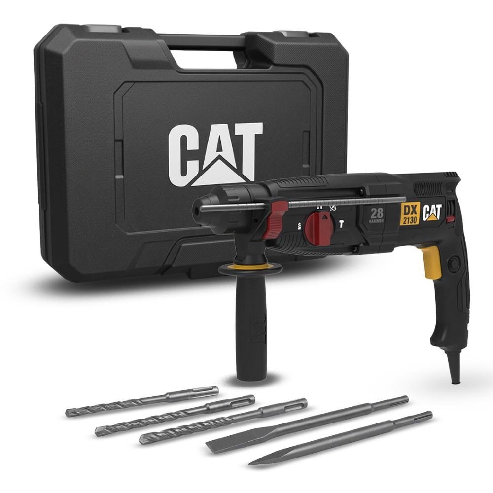 CATCAT DX2130 900Watt 3.2J 28MM SDS-Plus Profesyonel Kırıcı/Delici + 3 Ad Delici + 2 Ad Kırıcı UçDX2130