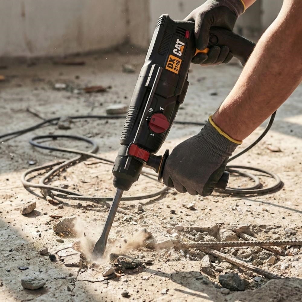 CATCAT DX2140.1 800Watt 3.0J 26MM SDS-Plus Profesyonel Kırıcı/Delici + 1 Ad Delici 3 Ad Kırıcı UçDX2140.1