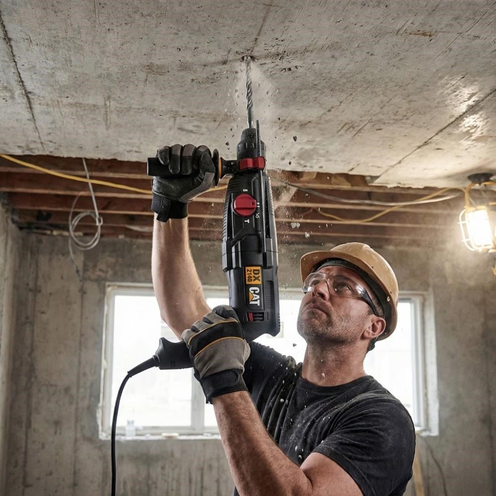 CATCAT DX2140.1 800Watt 3.0J 26MM SDS-Plus Profesyonel Kırıcı/Delici + 1 Ad Delici 3 Ad Kırıcı UçDX2140.1