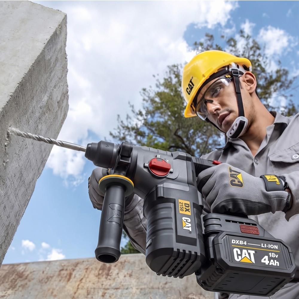 CATCAT DX2150 18Volt/4.0Ah 2.8J Li-ion Çift Akülü Kömürsüz Profesyonel SDS-Plus Kırıcı/DeliciDX2150