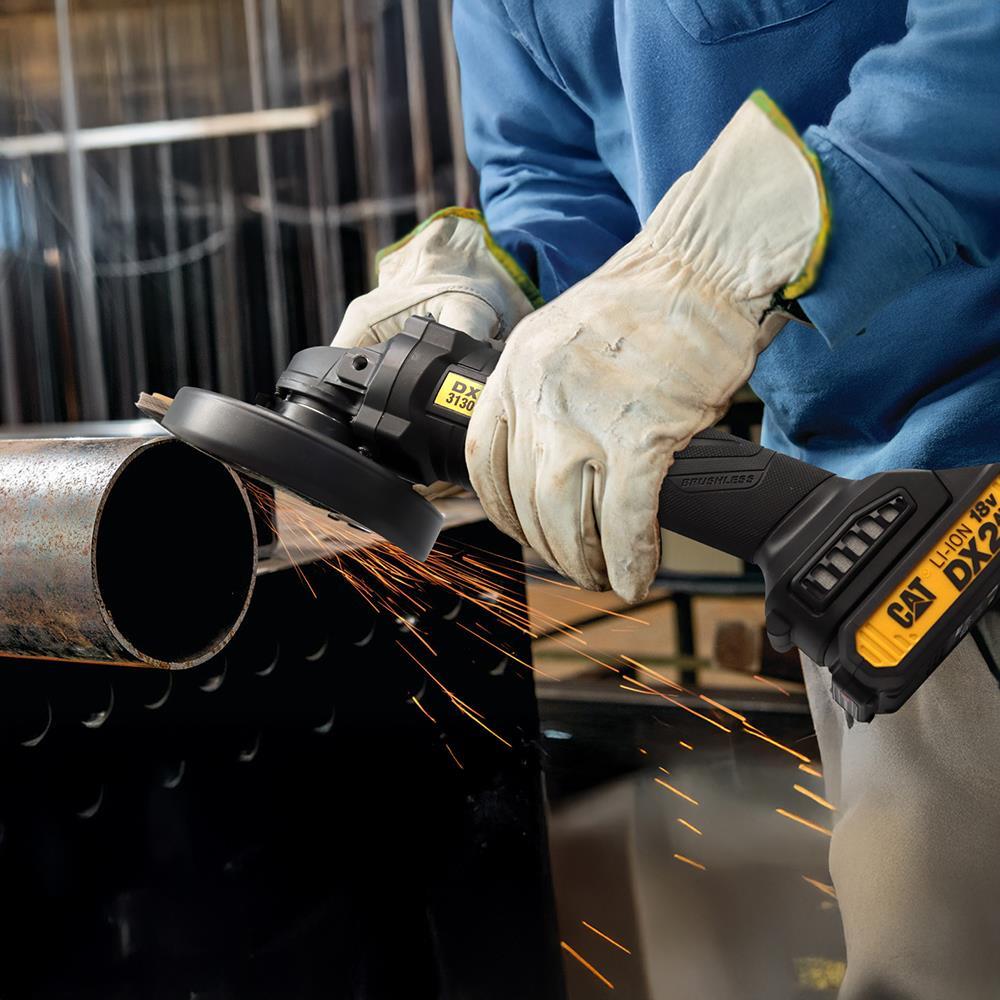 CATCAT DX3130B 18Volt 125mm Kömürsüz Profesyonel Avuç Taşlama (Akü Dahil Değildir)DX3130B
