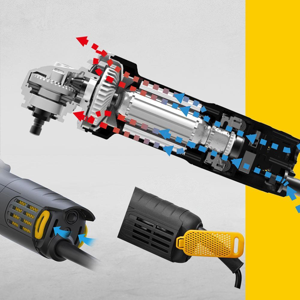 CATCAT DX37P 750Watt 115mm Profesyonel Avuç Taşlama + 5 Adet Metal Kesme TaşıDX37P