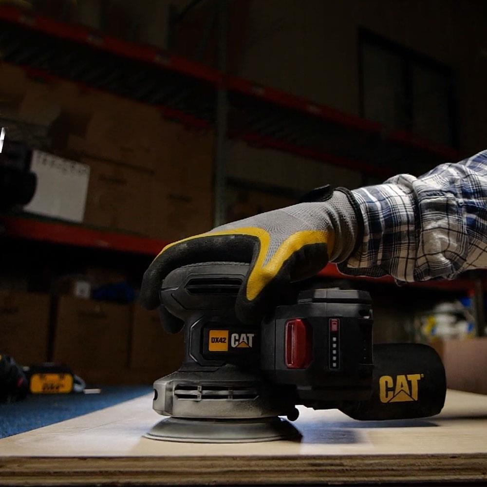 CATCAT DX42B 18Volt 125mm Profesyonel Devir Ayarlı Eksantrik Zımpara (Akü Dahil Değildir)DX42B