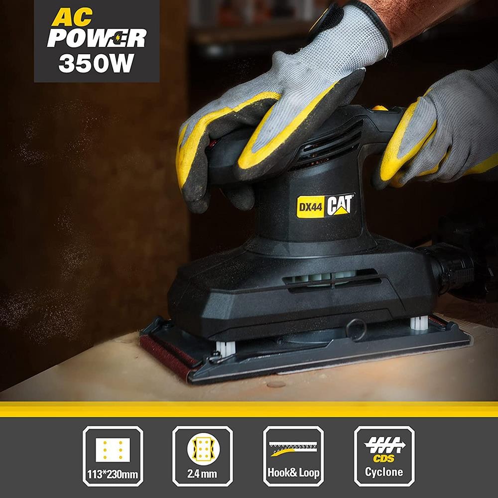 CATCAT DX44 350Watt Profesyonel Devir Ayarlı Titreşimli ZımparaDX44