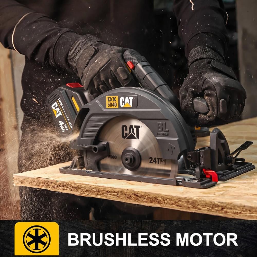 CATCAT DX5040B 18Volt 185mm Kömürsüz Profesyonel Daire Testere (Akü Dahil Değildir)DX5040B